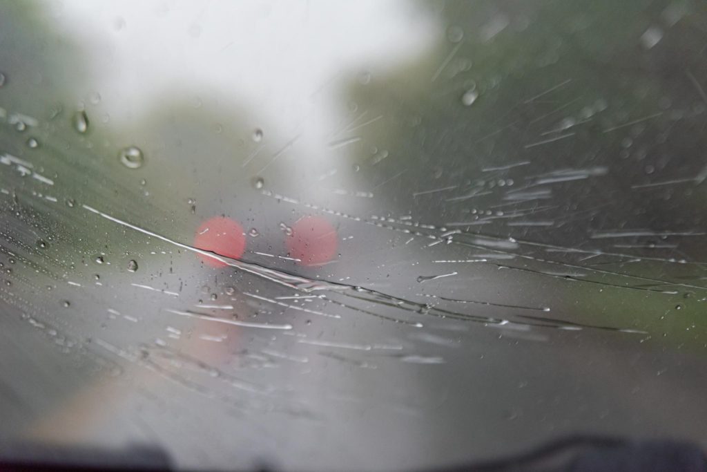 summer windshield damage